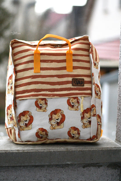 0,5m Bio-Canvas Löwenmama AOP