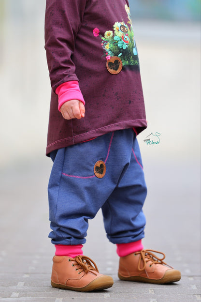 Bio-Jersey Spring Robo rot – Rapport ca. 65cm (+/- 5cm)