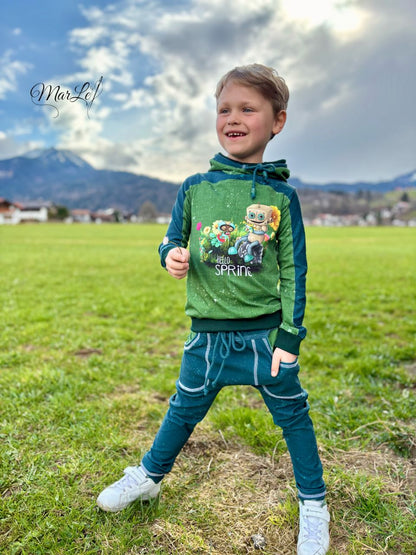 Bio-Jersey Spring Robo grün – Rapport ca. 65cm (+/- 5cm)