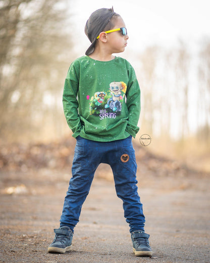 Bio-Jersey Spring Robo grün – Rapport ca. 65cm (+/- 5cm)