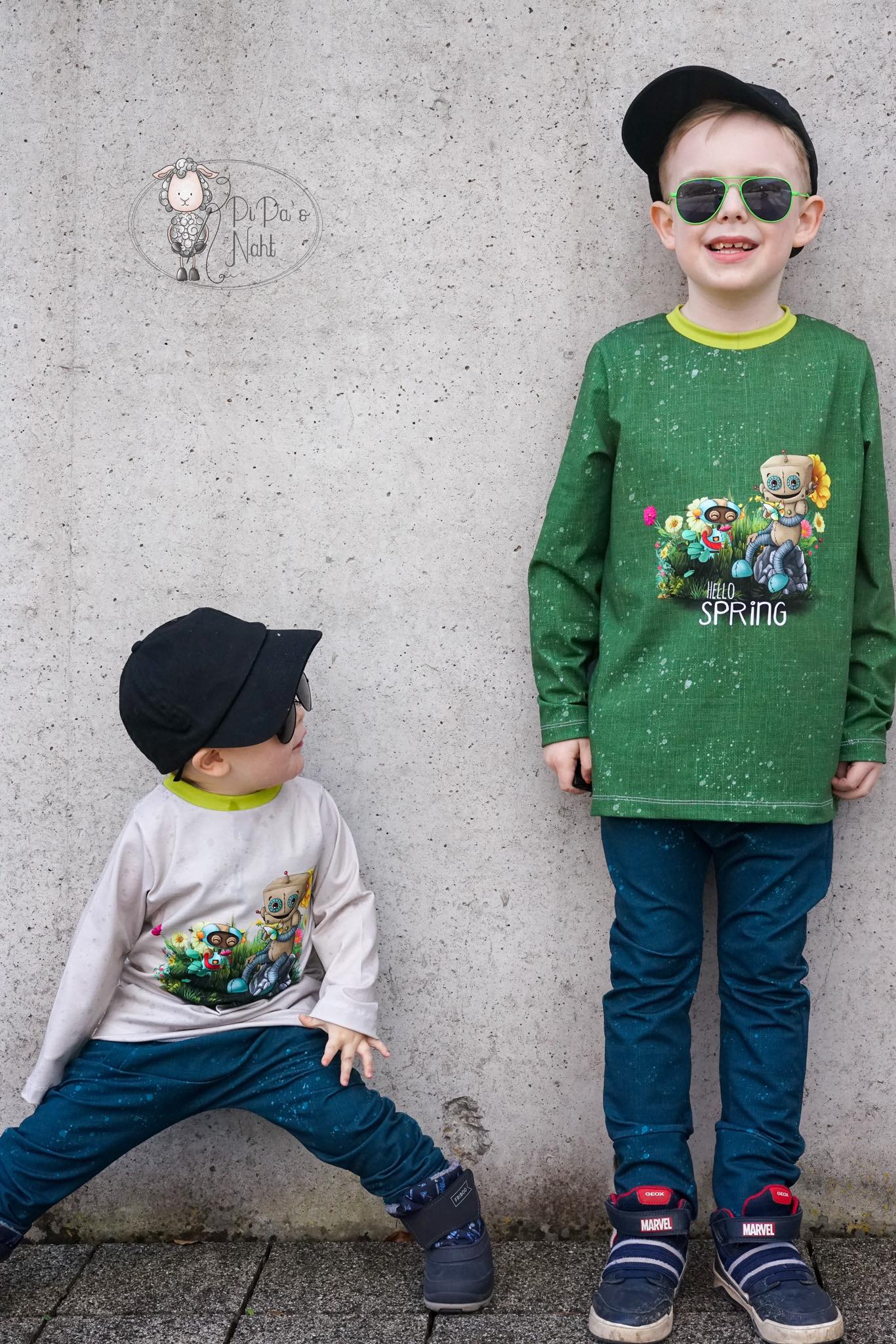 Bio-Jersey Spring Robo grün – Rapport ca. 65cm (+/- 5cm)