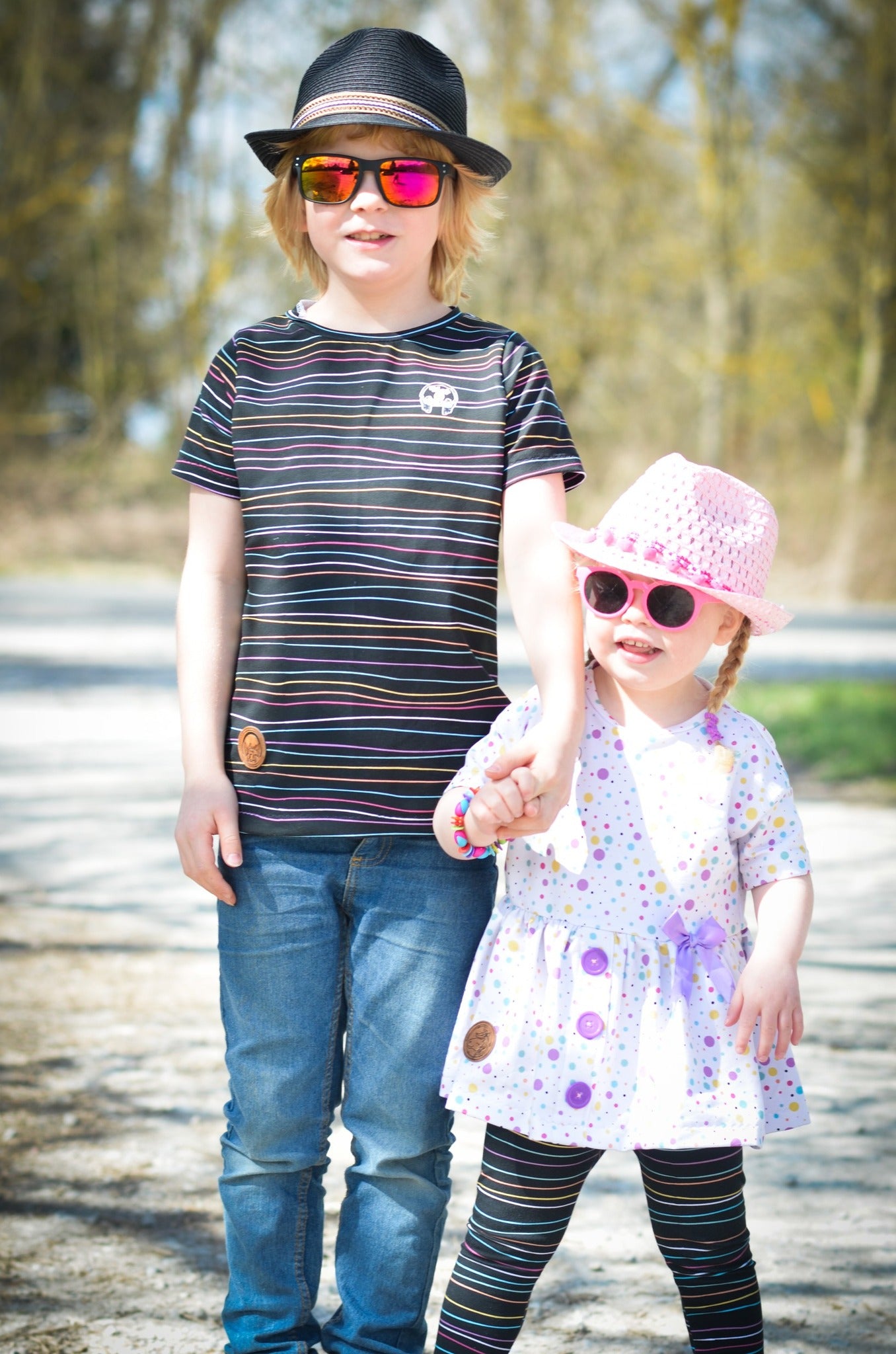 0,5m Bio-Sommersweat Unicorn Dreams Kombi Punkte hell