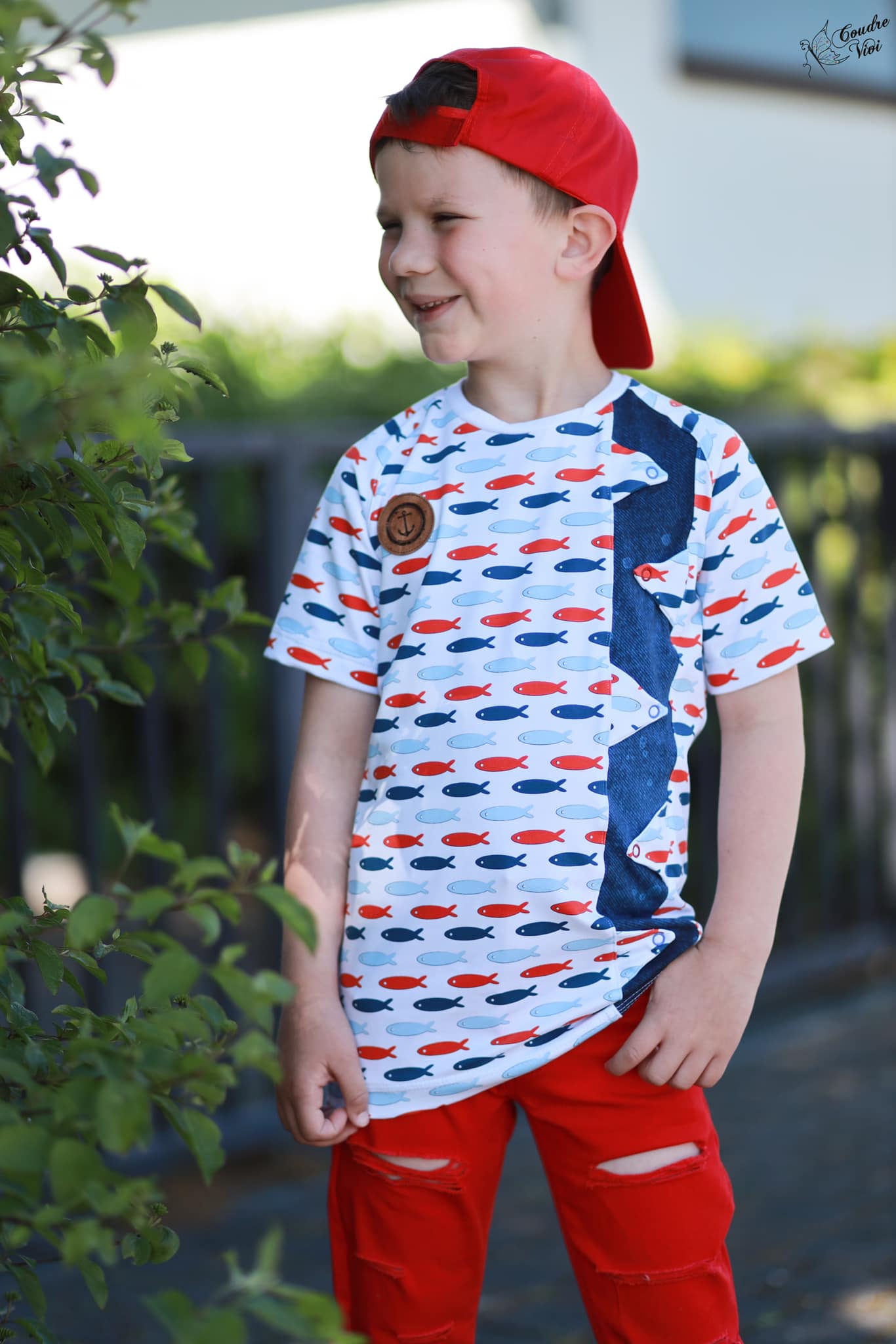 0,5m Bio-Jersey Wal Fische