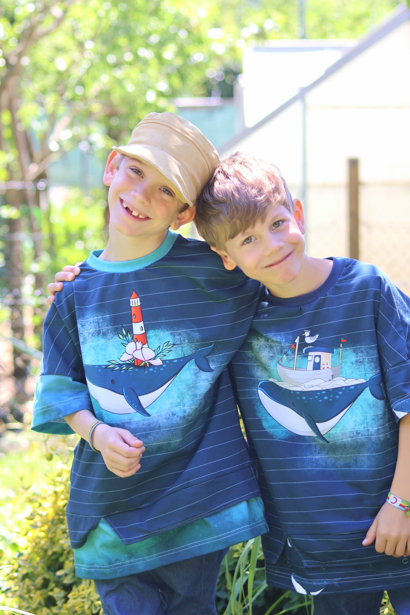 Bio-Jersey Walleuchtturm Wellen – Rapport ca. 58cm (+/- 5cm)