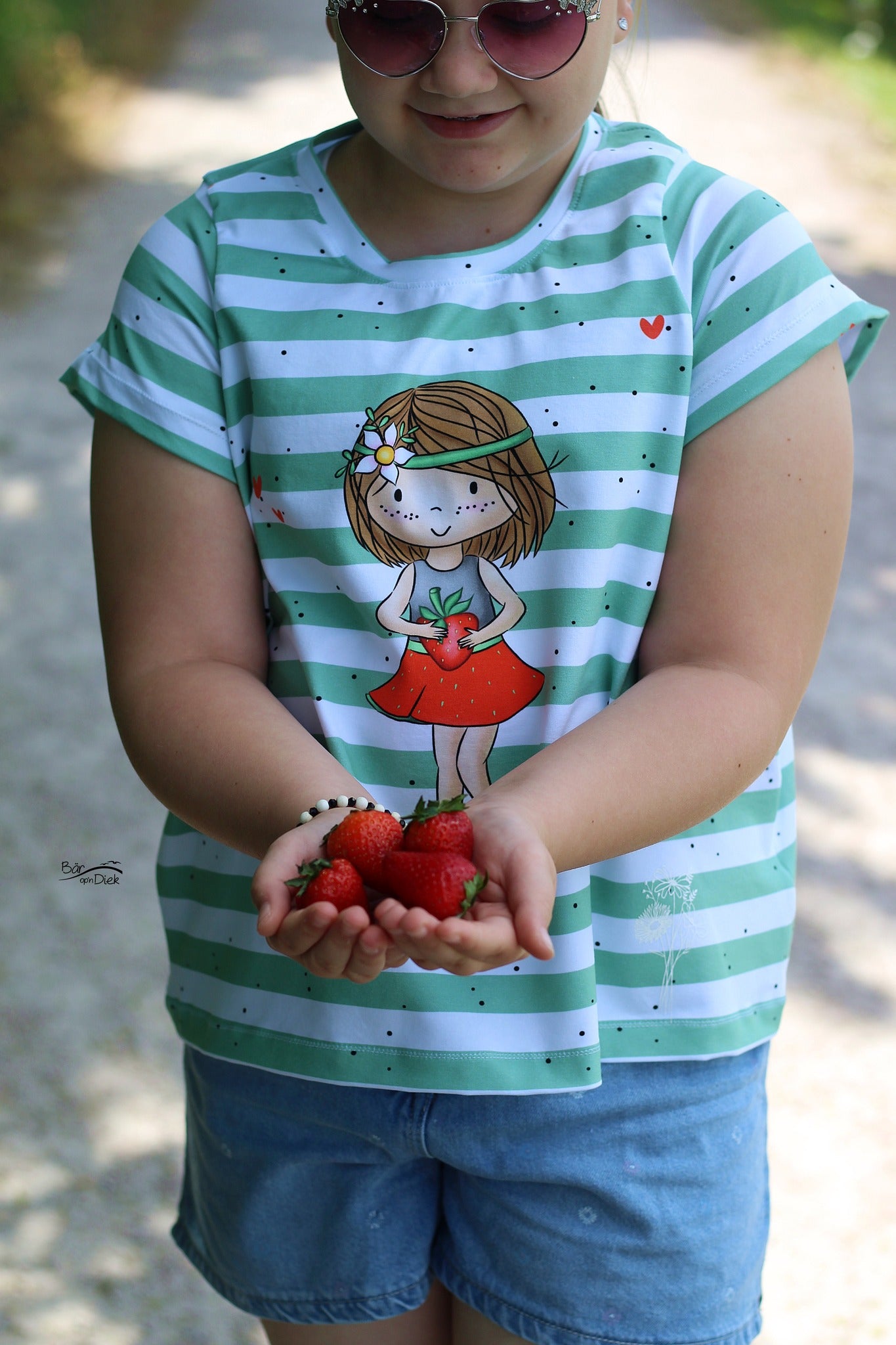 Bio-Jersey Erdbeerinchen – Rapport ca. 58cm (+/- 5cm)