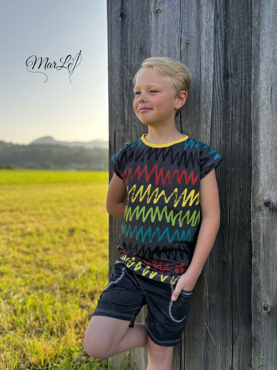 0,5m Bio-Sommersweat Kindergarten-Charlie 