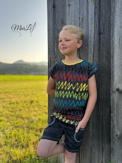 0,5m Bio-Sommersweat Kindergarten-Charlie 