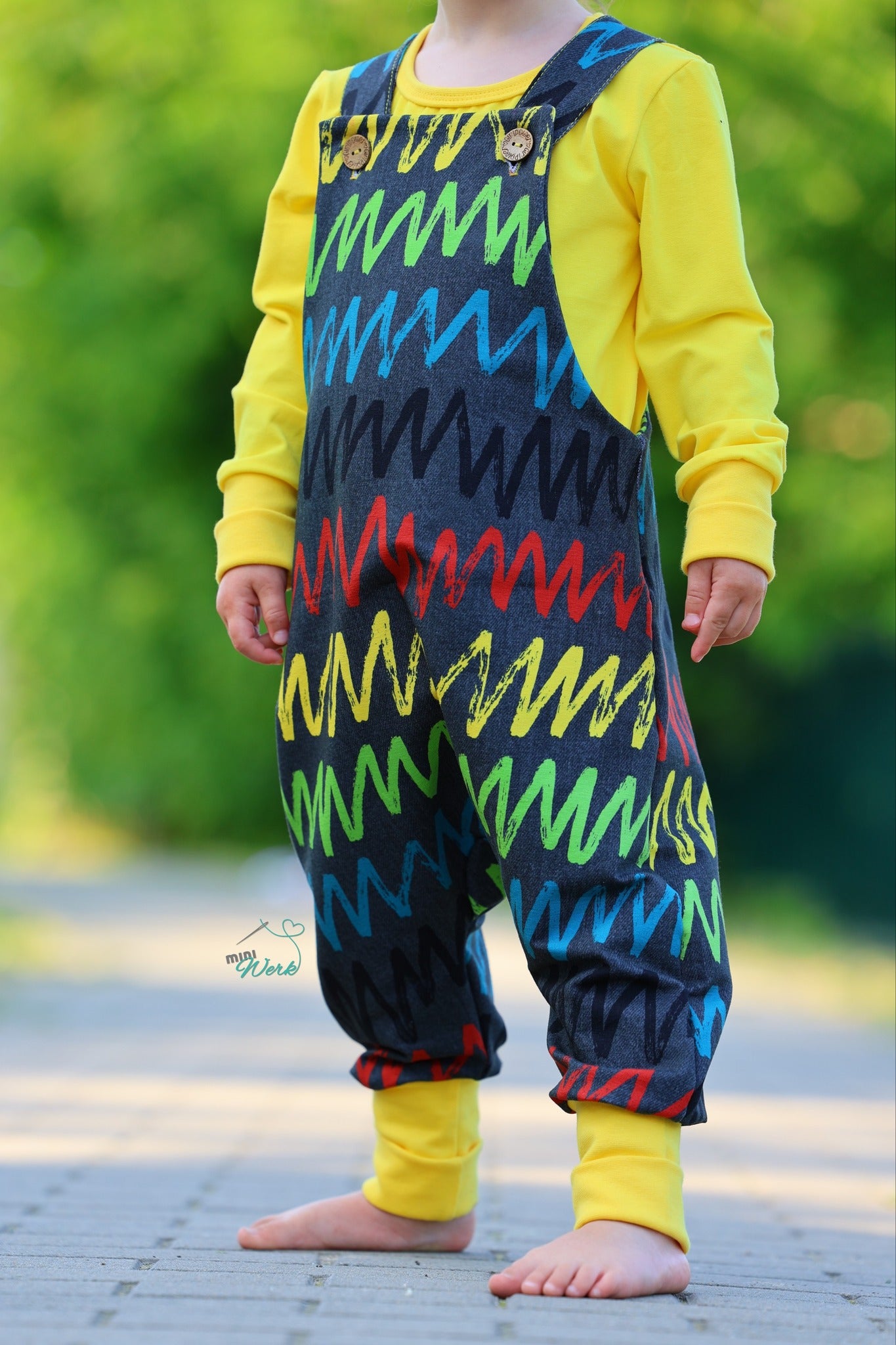 0,5m Bio-Sommersweat Kindergarten-Charlie 