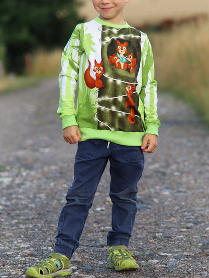 Bio-Sommersweat Eichhörnchenliebe softspring 