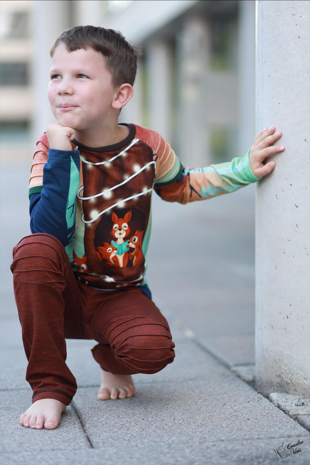 Bio-Sommersweat Eichhörnchenliebe softsummer 