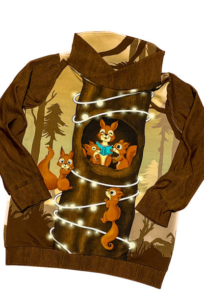 Bio-Sommersweat Eichhörnchenliebe vanillacinnamon 