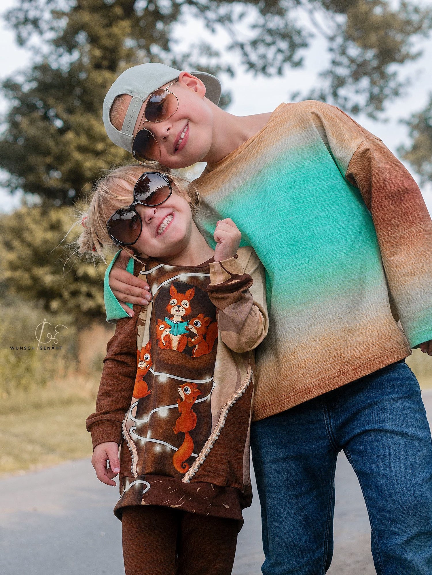 Bio-Sommersweat Eichhörnchenliebe vanillacinnamon 