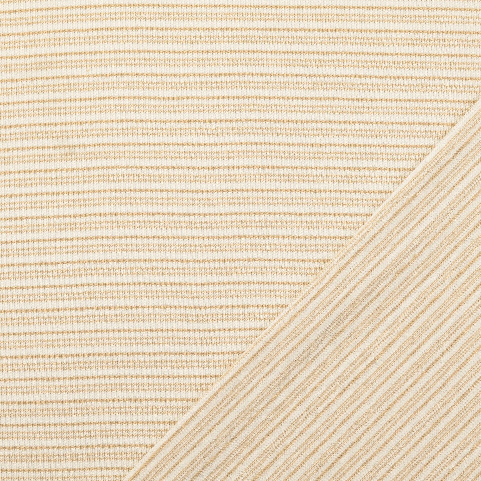 0,5m Vintage Sweat Streifen beige 5005