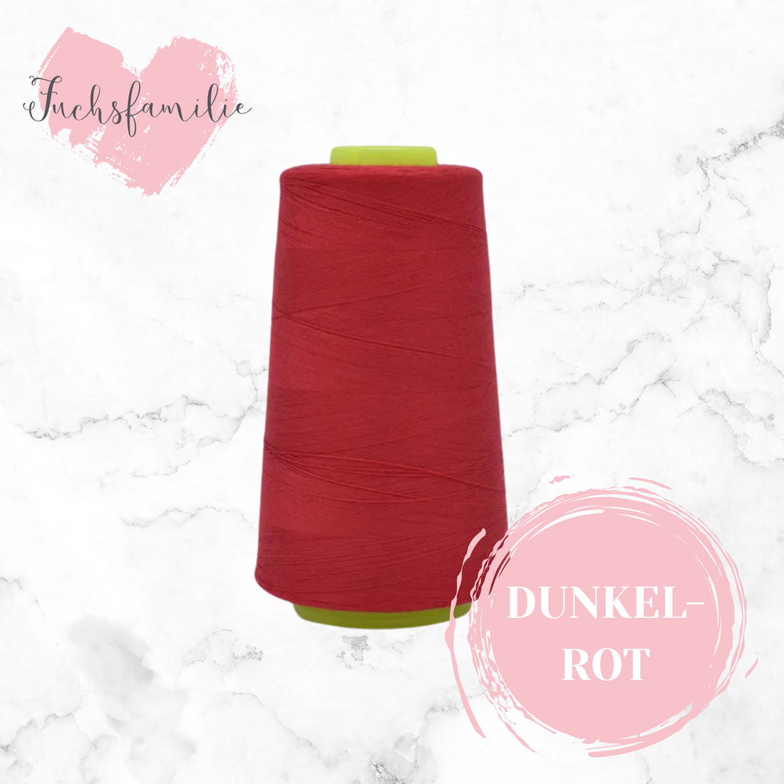Overlock Garn Dunkelrot 160