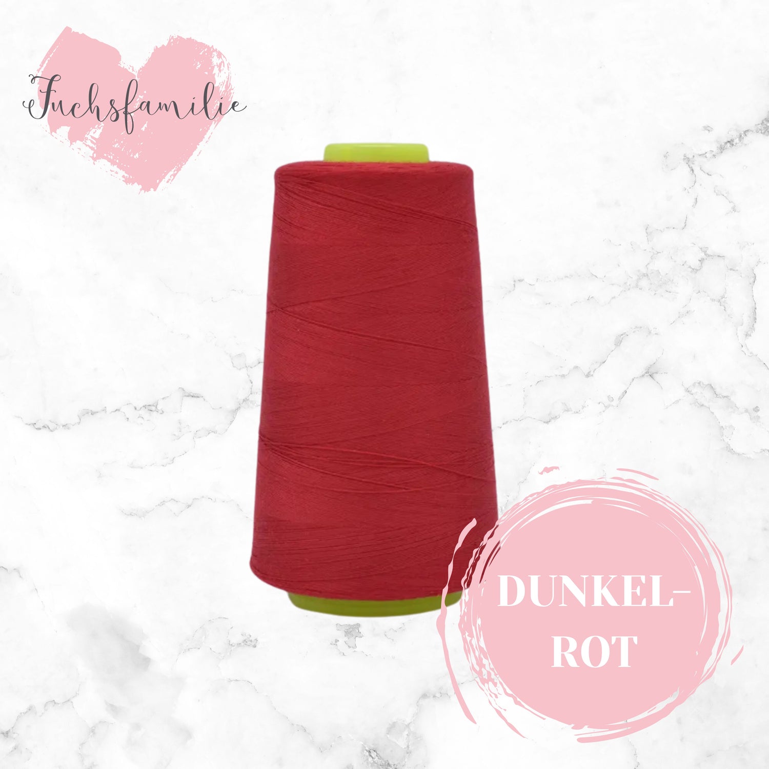 Overlock Garn Dunkelrot 160