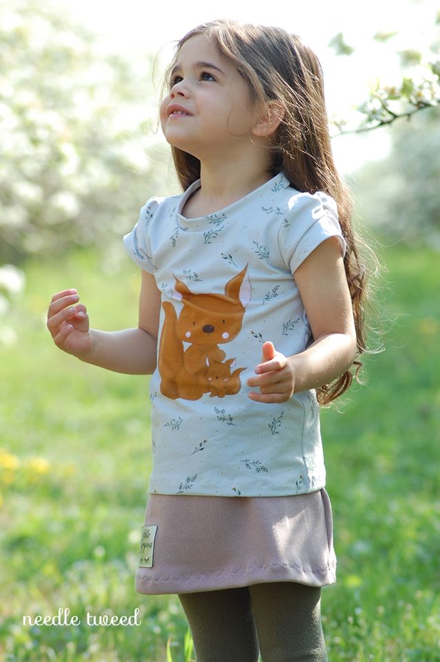 Bio-Jersey Finn &amp; Baby Lou – Rapport ca. 55-60 cm lang