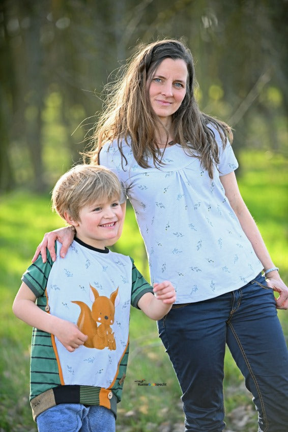 Bio-Jersey Finn &amp; Baby Lou – Rapport ca. 55-60 cm lang