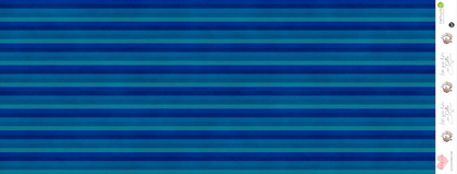 0,5m Bio-Jersey "Love you like no Otter" Streifen-Kombi dunkelblau 