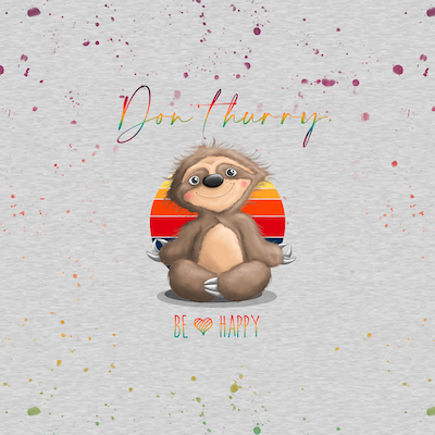 Bio-Sommersweat Faultier "Don&