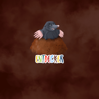 Bio-Jersey MaulwurfLIEBE dunkelbraun 