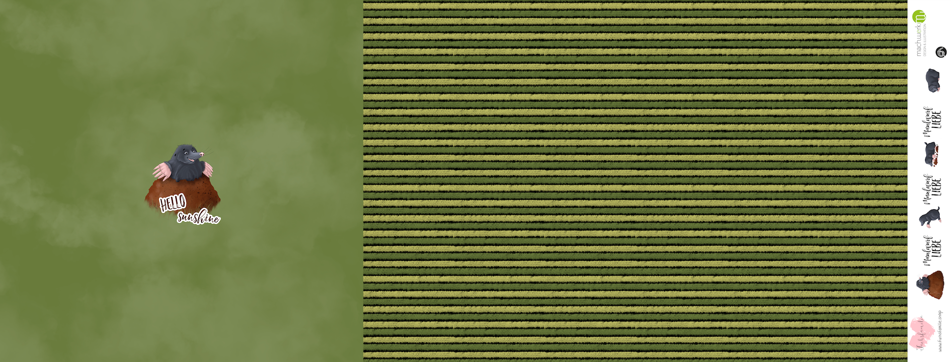 Bio-Jersey MaulwurfLIEBE olive 