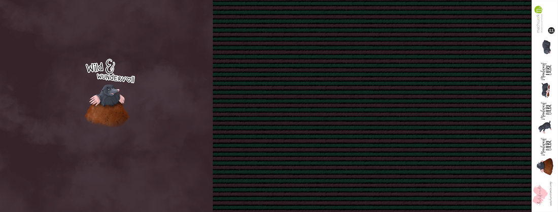 Bio-Jersey MaulwurfLIEBE aubergine 