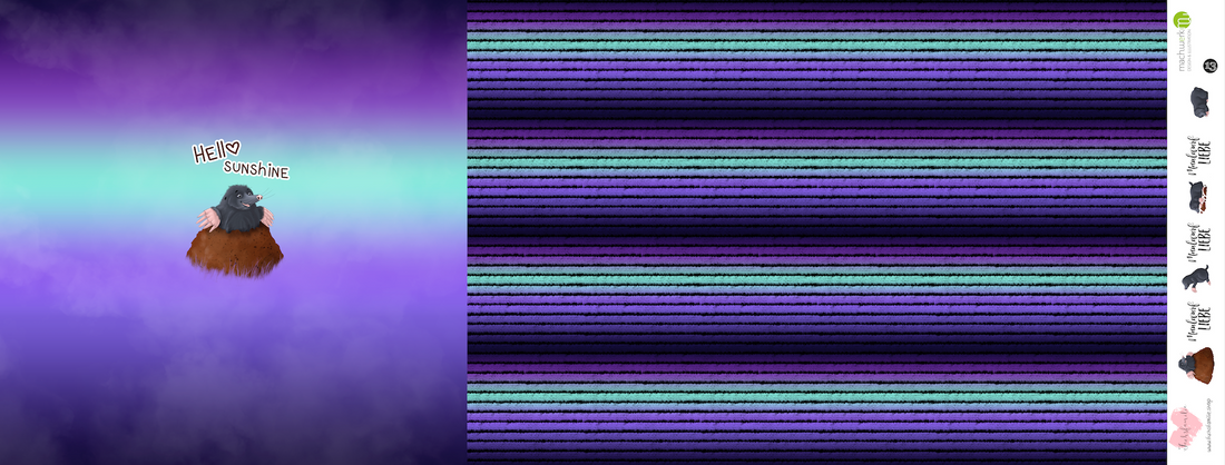 Bio-Jersey MaulwurfLIEBE moonlight Verlauf