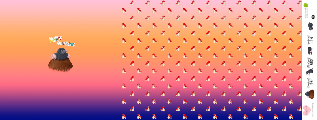 Bio-Jersey MaulwurfLIEBE sunset 