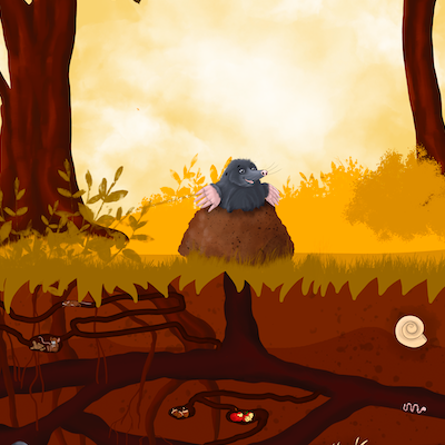 Bio-Jersey MaulwurfLIEBE Tunnel edgy amber 