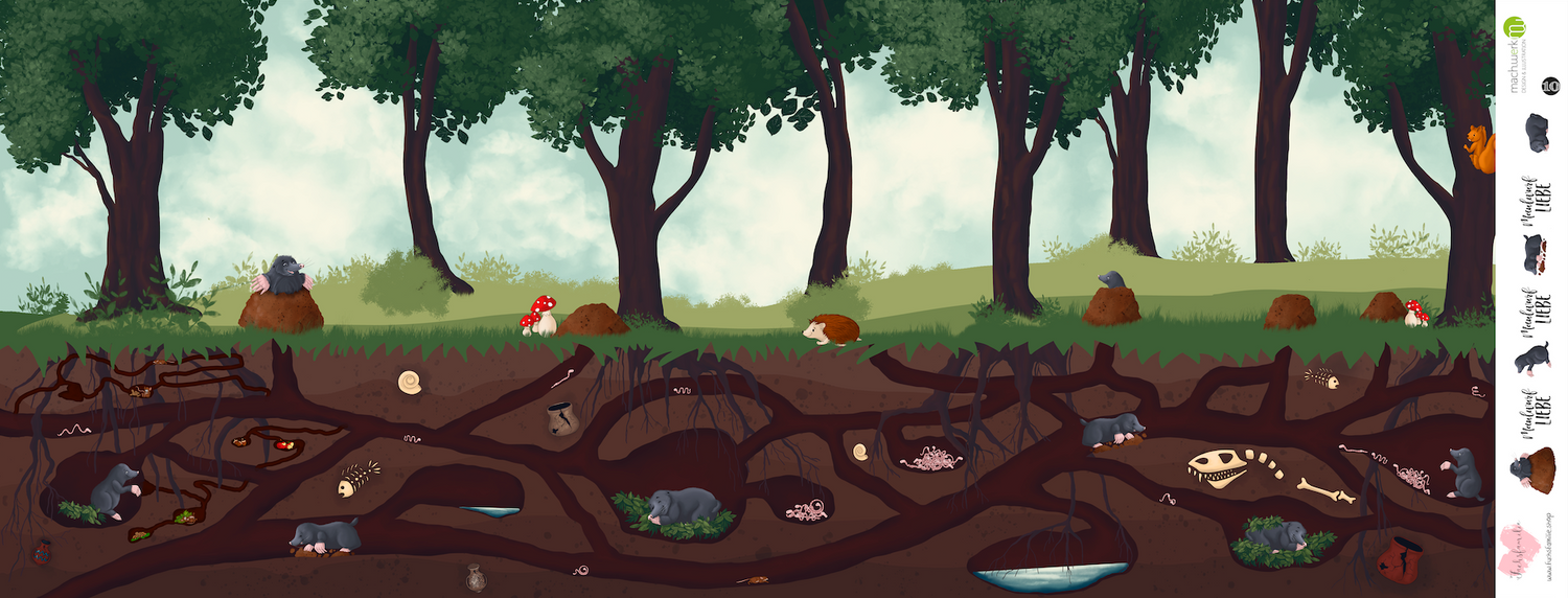 Bio-Jersey MaulwurfLIEBE Tunnel foggynight 