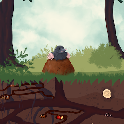 Bio-Jersey MaulwurfLIEBE Tunnel foggynight 