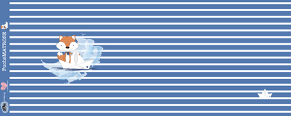 Bio-Jersey Fuchsmatrose blau – Rapport ca. 58cm (+/- 5cm)