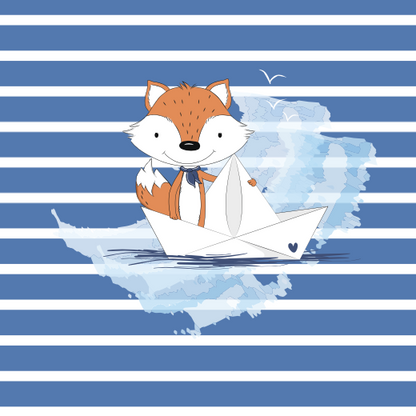 Bio-Jersey Fuchsmatrose blau – Rapport ca. 58cm (+/- 5cm)