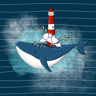 Bio-Jersey Walleuchtturm Wellen – Rapport ca. 58cm (+/- 5cm)