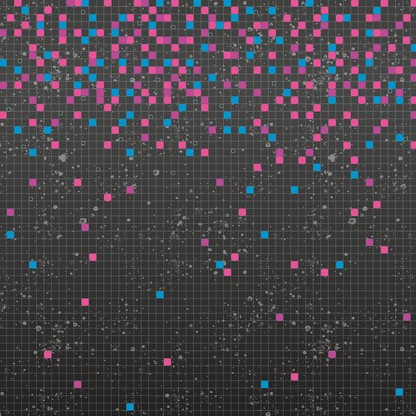 0,5m Bio-Sommersweat Game on Kombi neonpink-blau