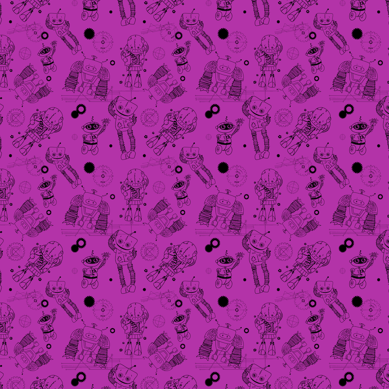 0,5m Bio-Jersey "BEEP beep" Allover pink