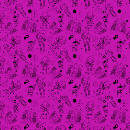 0,5m Bio-Jersey &quot;BEEP beep&quot; Allover pink 