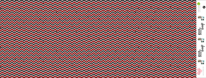 0,5m Bio-Jersey &quot;BEEP beep&quot; Chevron rot 