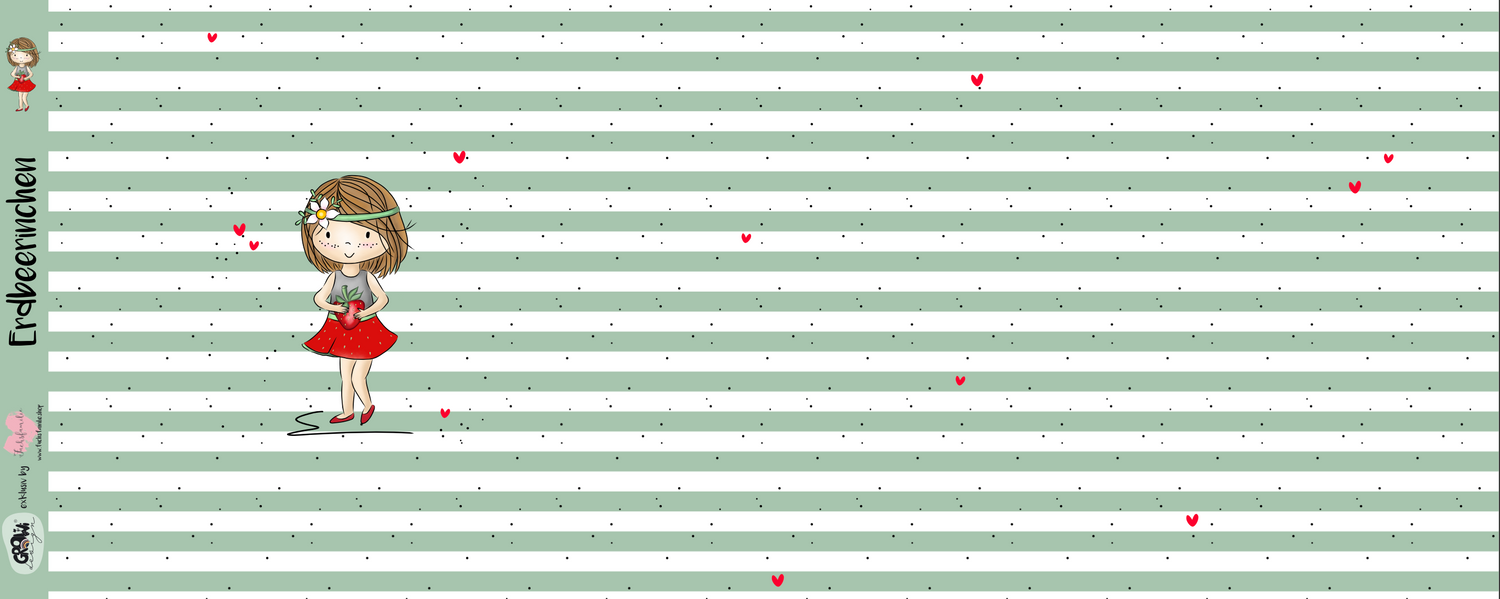 Bio-Jersey Erdbeerinchen – Rapport ca. 58cm (+/- 5cm)