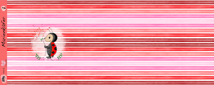 Bio-Jersey Marienkäfer rot – Rapport ca. 58cm (+/- 5cm)