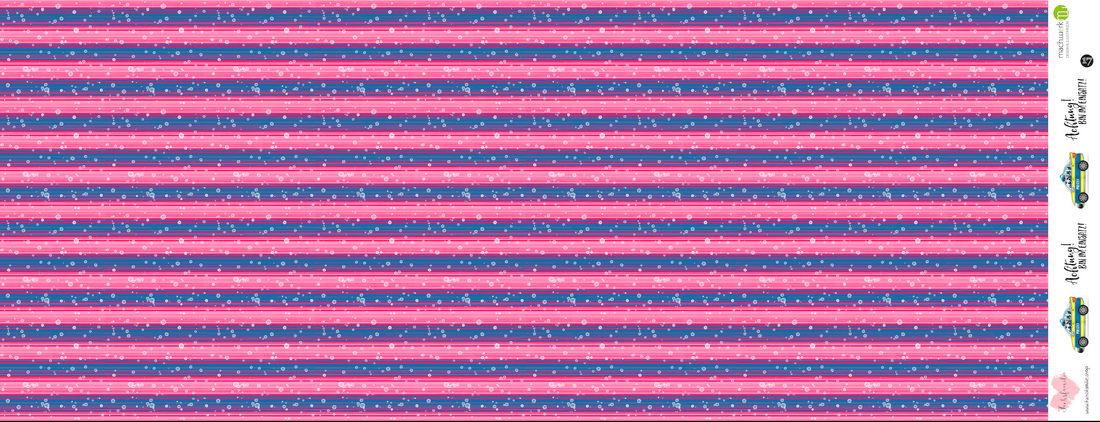 0,5m Bio-Jersey Charlie &quot;Polizei&quot; Kombi pink 