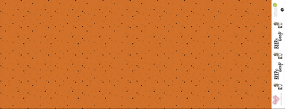 0,5m Bio-Jersey &quot;BEEP beep&quot; Dots orange 