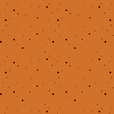 0,5m Bio-Jersey &quot;BEEP beep&quot; Dots orange 