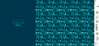 Bio-Jersey &quot;Booknerd&quot; dunkelpetrol 