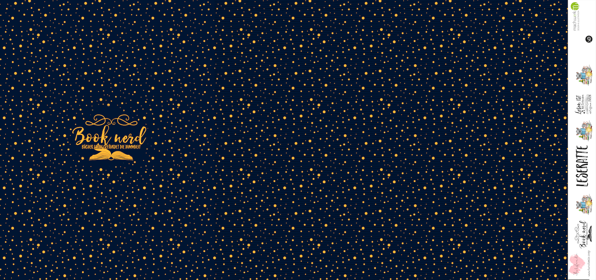 Bio-Jersey &quot;Booknerd&quot; nightandstars 