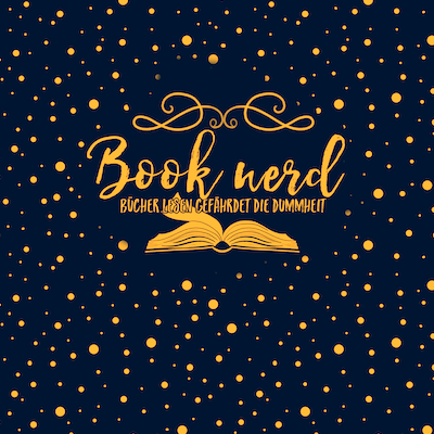 Bio-Jersey &quot;Booknerd&quot; nightandstars 