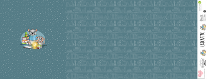 Bio-Jersey Leseratte nebelgrau 