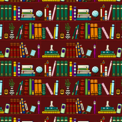 Bio-Jersey Leseratte dunkelrot 