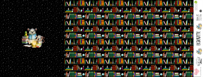 Bio-Jersey Leseratte schwarz 