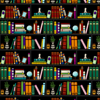 Bio-Jersey Leseratte schwarz 